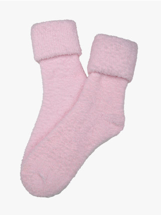 Chaussettes douces antidérapantes pour femme