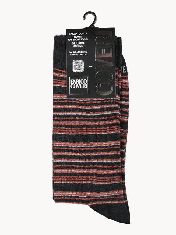 Chaussettes longues pour hommes en coton chaud