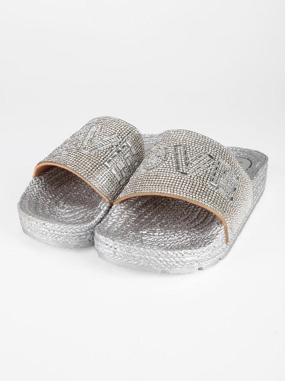 Chaussons avec strass