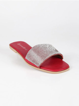 Chaussons bas avec strass