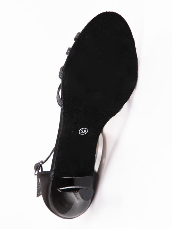 Chaussures de danse à paillettes  noir