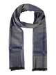 Checked men's scarf