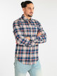 Checked shirt for men in cotton