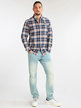Checked shirt for men in cotton