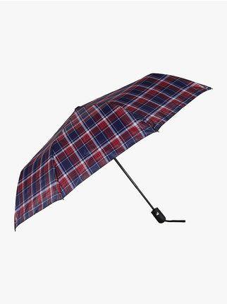 Checkered folding umbrella
