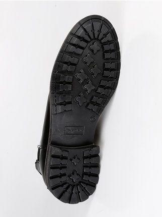 Chelsea-Stiefel aus schwarzem Leder