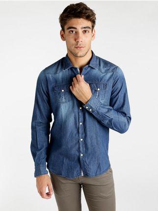 Chemise en jean avec poches