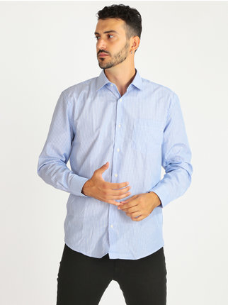 Chemise homme regular fit à rayures