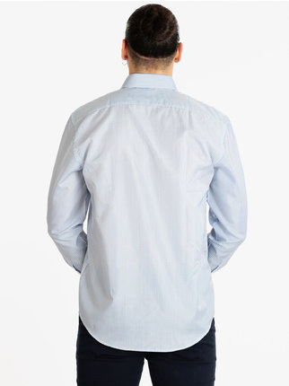 Chemise rayée coupe regular homme