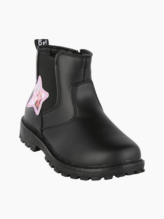 Children's ankle boots with zip