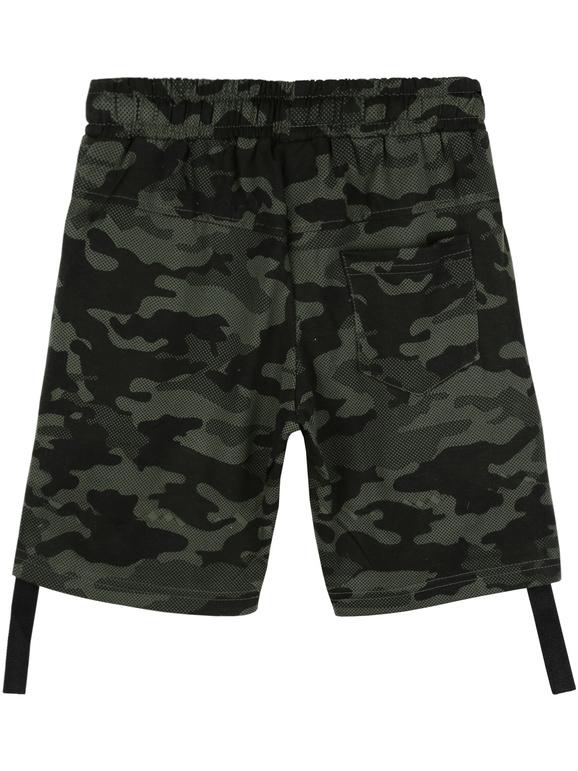 Children's camouflage Bermuda shorts