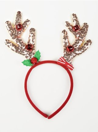 Children's Christmas reindeer ears headband