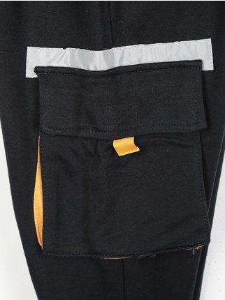 Children's fleece trousers with cuffs