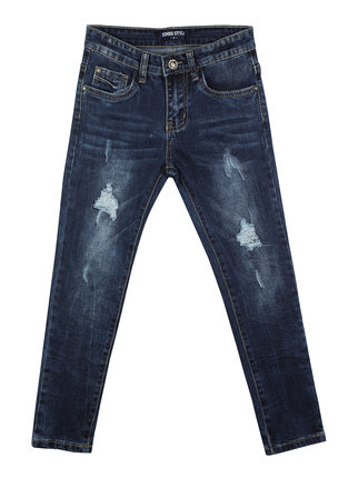Children's jeans with tears