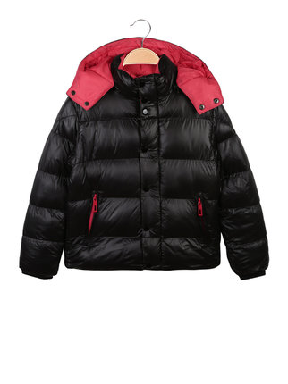 Children's padded jacket with hood