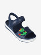 Children's rubber sandals with velcro strap