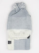 Children's set hat + knitted neck warmer