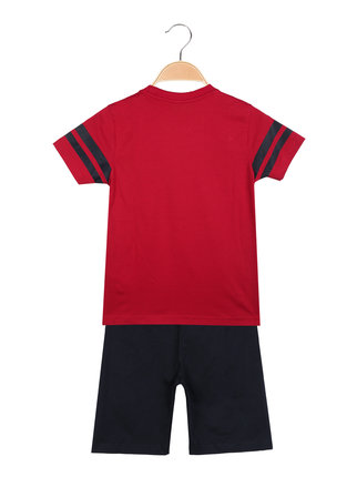 Children's short cotton sports suit