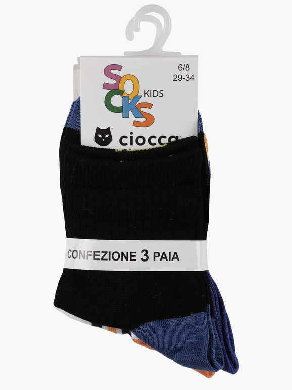 Children's short socks 3 pairs