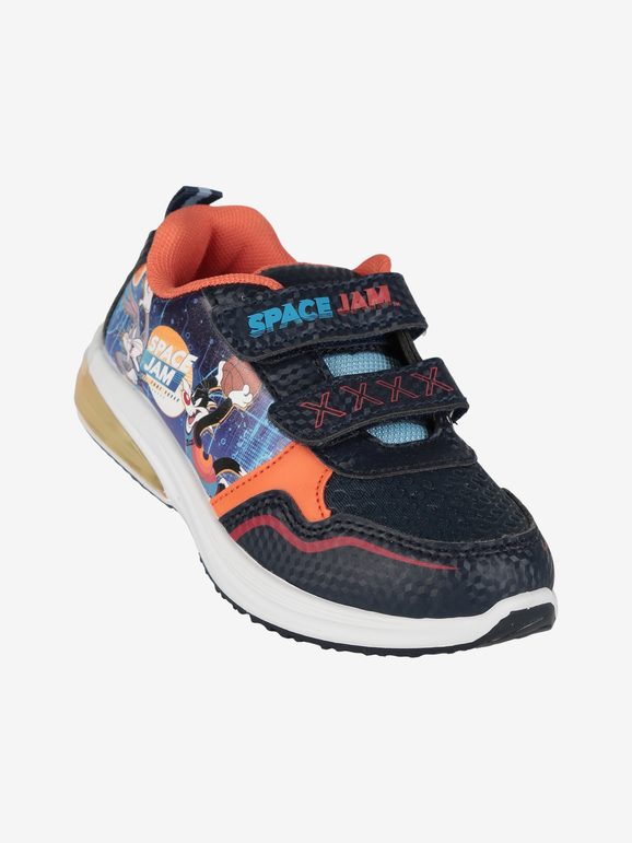 Children's sneakers with print and lights