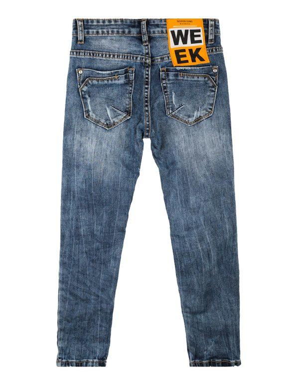 Child's jeans with rips