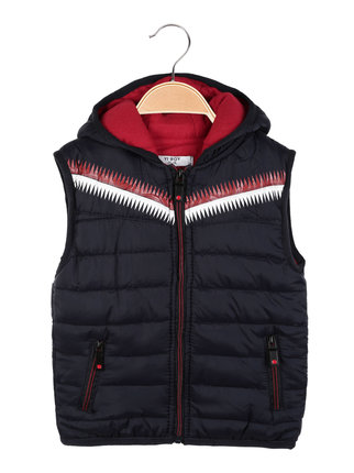 Child's padded vest with hood