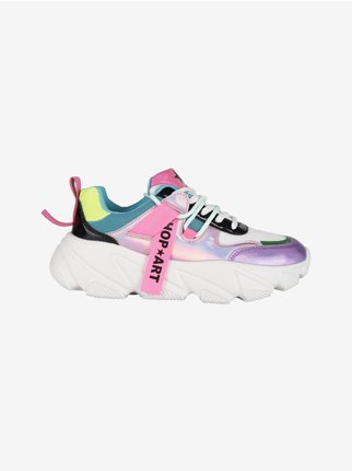 CHUNKY AMY  Sneakers donna multicolor metallizzate