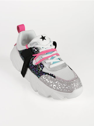 CHUNKY AMY Women's sneakers with glitter