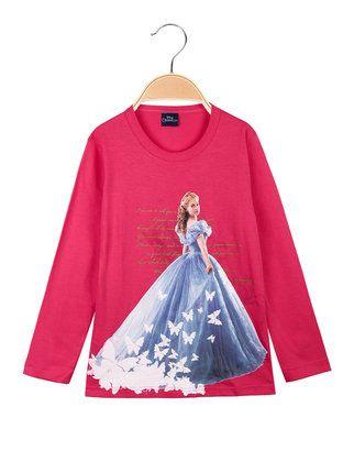 Cinderella maglietta da bambina a manica lunga