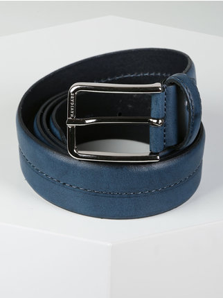 Cinturón azul para hombre