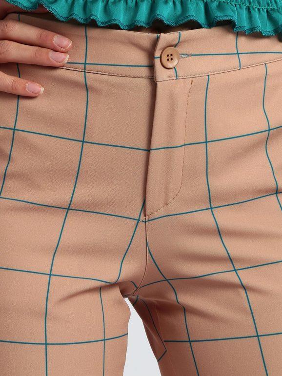 Classic checked trousers