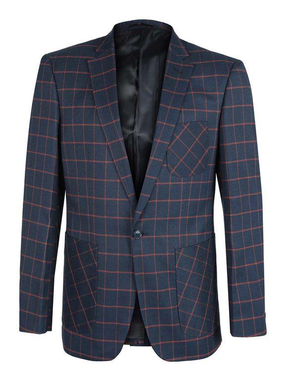 Classic men's checked jacket