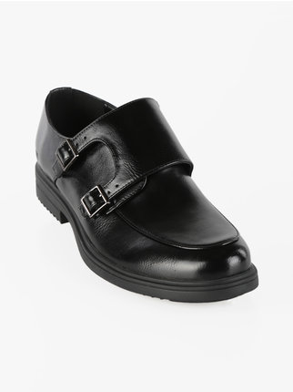 Classic men's shoes with buckles