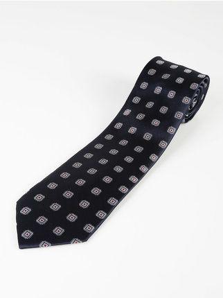 Classic men's tie with prints