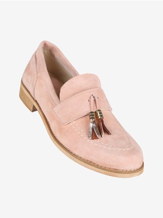 Classic suede loafers for women