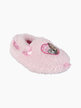 Closed furry slippers for girls