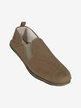 Closed slippers in men's fabric