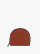Coin purse in faux leather with zip