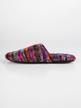 Colorful flat slippers