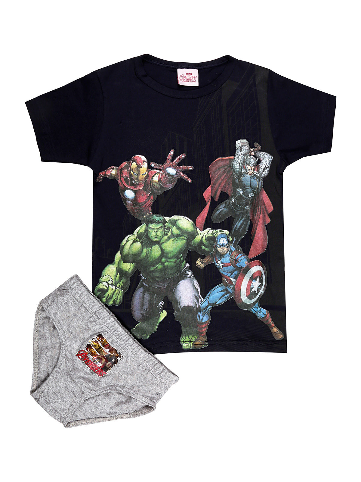su mediodía cocaína Marvel Avengers Conjunto de ropa interior de niño de 2 piezas - camiseta +  braguita: a la venta a 12.99€ en Mecshopping.it