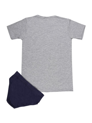 Conjunto de ropa interior de niño de 2 piezas  camiseta + braguita