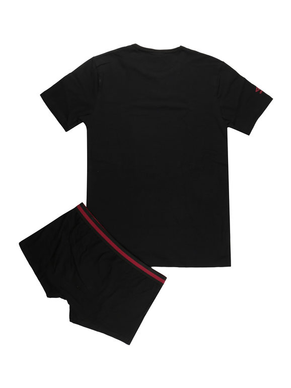 Coordinated men's underwear: t-shirt and boxer
