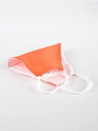 Copri mascherina in cotone lavabile con tasca filtro