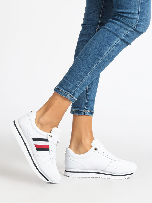 Tommy Hilfiger Classic Lace Up Sneakers | Tommy hilfiger sneakers women,  Lace up trainers, Sneakers