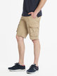 Cotton bermuda for men with large pockets