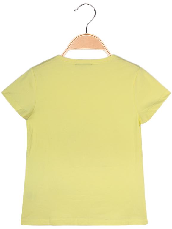 Cotton crewneck T-shirt with print