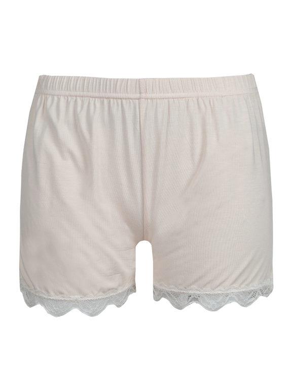 Cotton pajama shorts