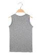Cotton tank top with wide shoulder