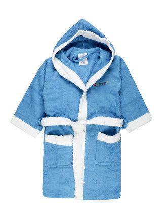 Cotton terry bathrobe for children