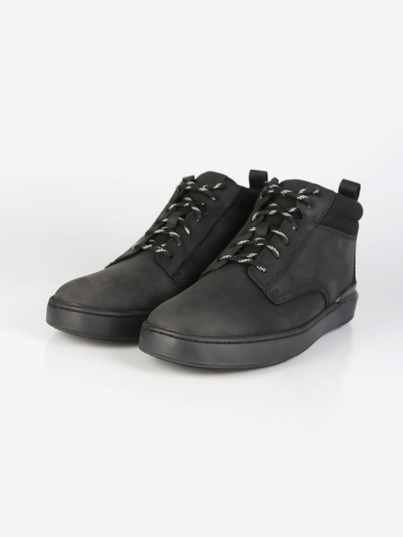 COURTLITE MID Men's lace-up sneakers in leather